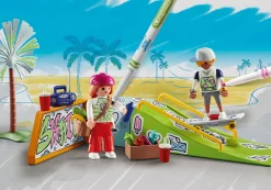La Vie Quotidienne|PLAYMOBIL Color : Skateurs avec rampe