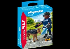 Héros Du Quotidien|Action & Aventure|PLAYMOBIL Policier avec chien de détection
