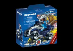 Héros Du Quotidien|Action & Aventure|PLAYMOBIL Policier et quad