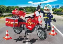 Héros Du Quotidien|Action & Aventure|PLAYMOBIL Pompier et moto