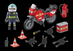 Héros Du Quotidien|Action & Aventure|PLAYMOBIL Pompier et moto
