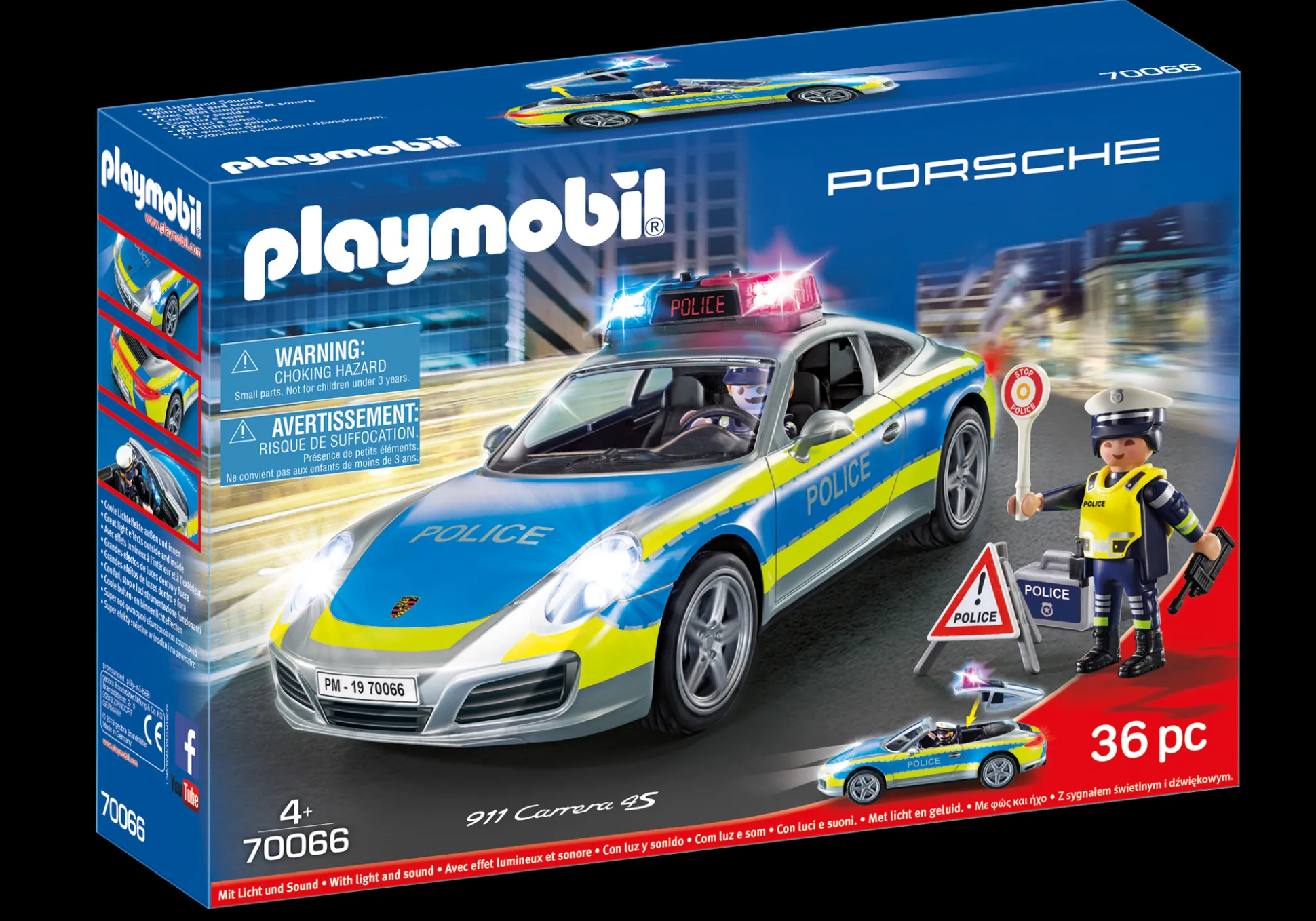 Les Voitures|Porsche|PLAYMOBIL Porsche 911 Carrera 4S Police