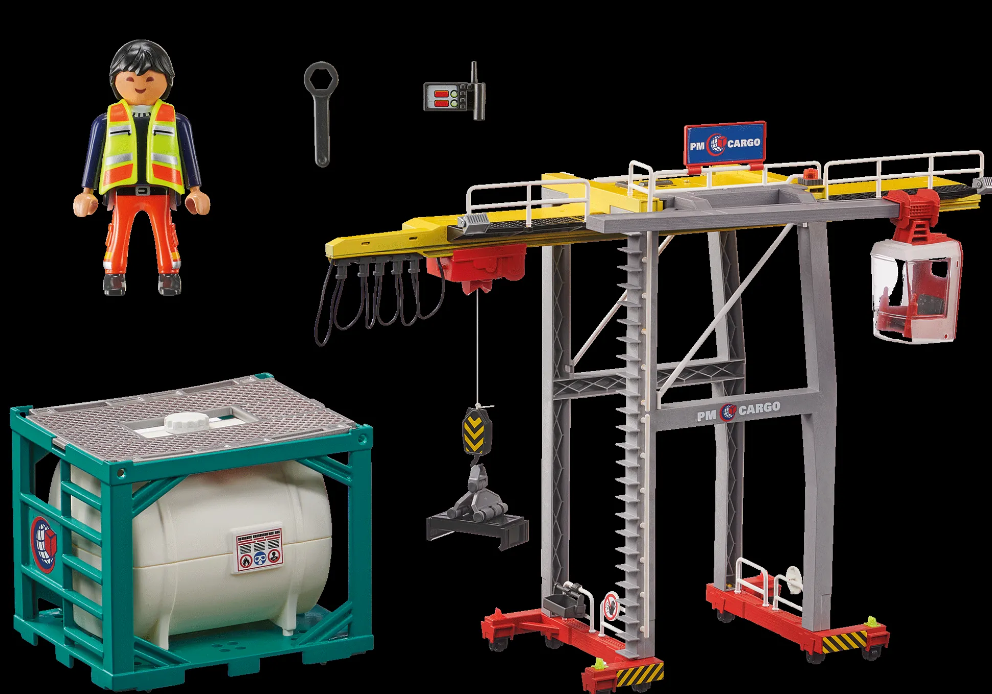 Action & Aventure|Action Heroes|PLAYMOBIL Portique de chargement pour conteneur