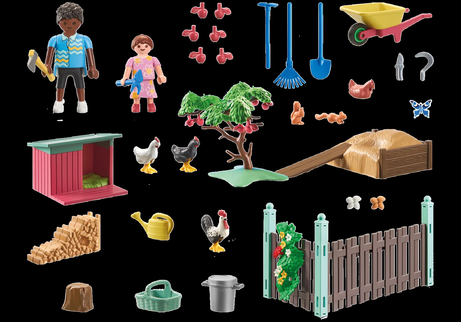 La Vie Quotidienne|Les Animaux|PLAYMOBIL Poulailler et jardin