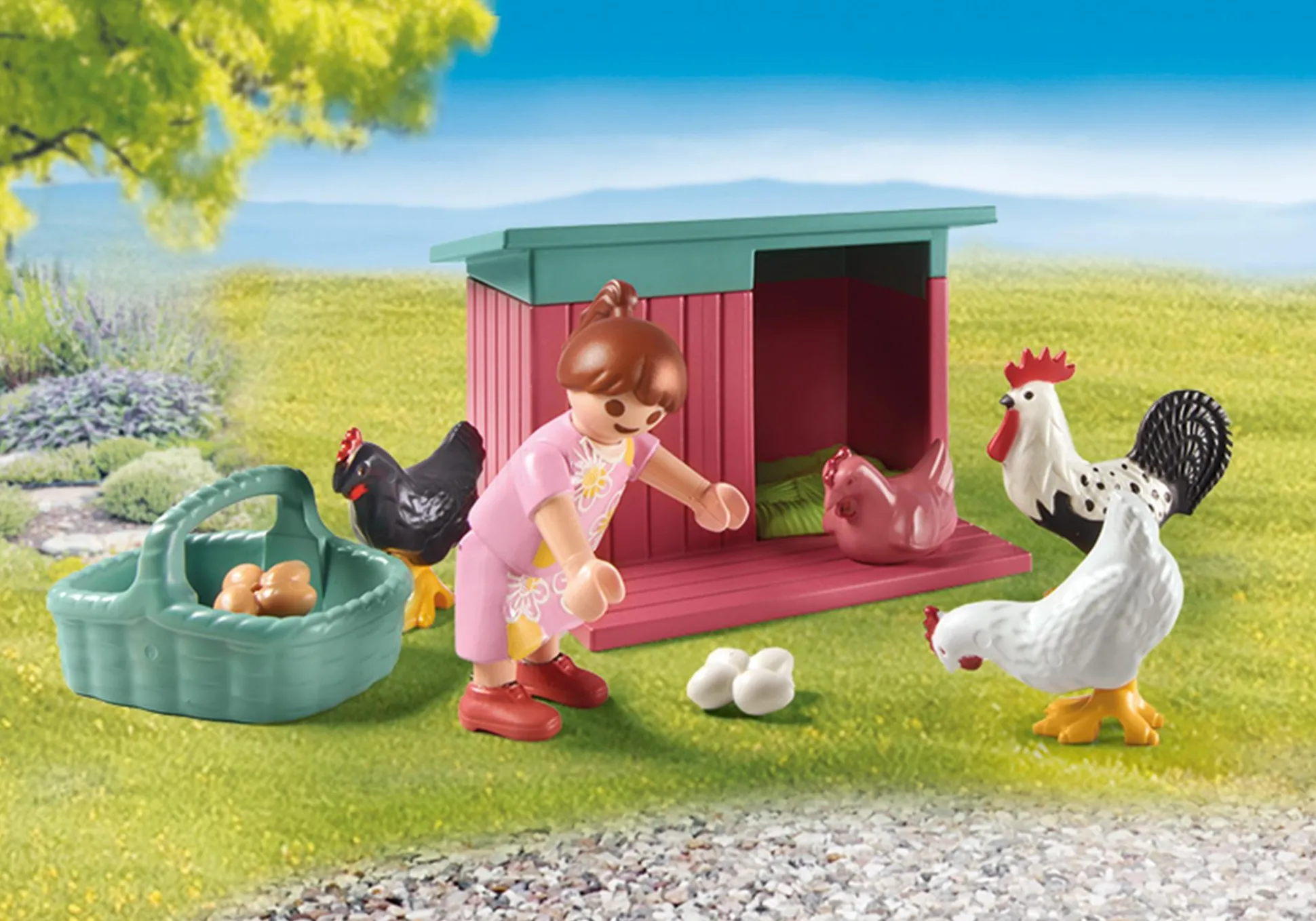 La Vie Quotidienne|Les Animaux|PLAYMOBIL Poulailler et jardin