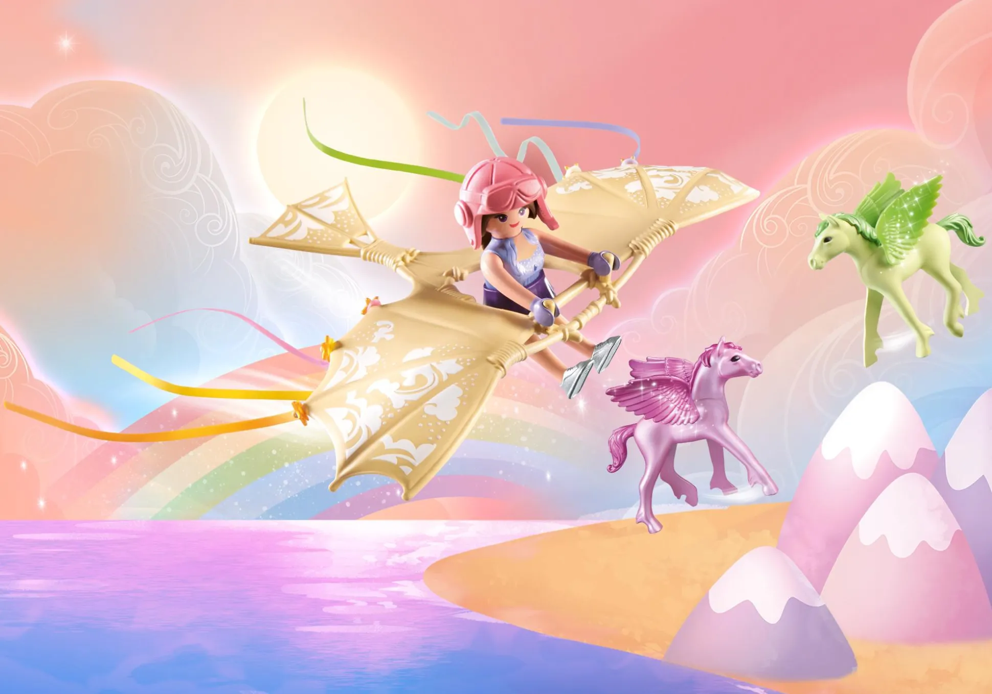 Les Princesses|Imaginaire|PLAYMOBIL Princesse et poulains ailés