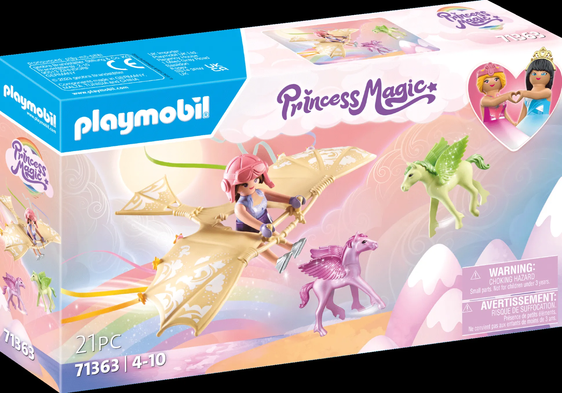 Les Princesses|Imaginaire|PLAYMOBIL Princesse et poulains ailés