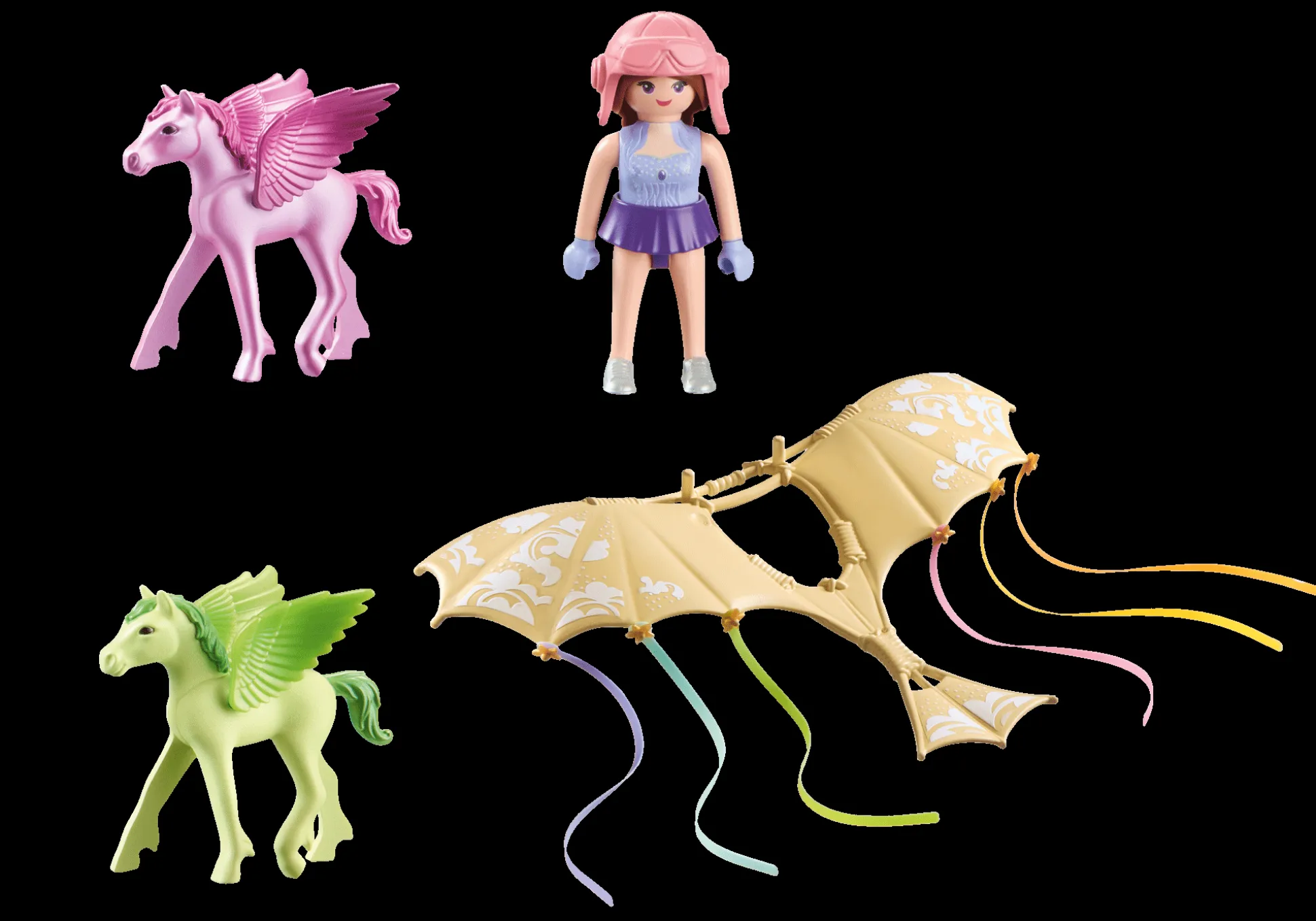 Les Princesses|Imaginaire|PLAYMOBIL Princesse et poulains ailés