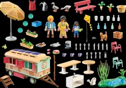 La Vie Quotidienne|Les Animaux|PLAYMOBIL Roulotte café boutique