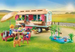 La Vie Quotidienne|Les Animaux|PLAYMOBIL Roulotte café boutique
