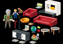La Vie Quotidienne|Dollhouse|PLAYMOBIL Salon avec cheminée