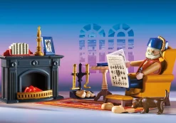 Histoire|Dollhouse|PLAYMOBIL Salon avec cheminée