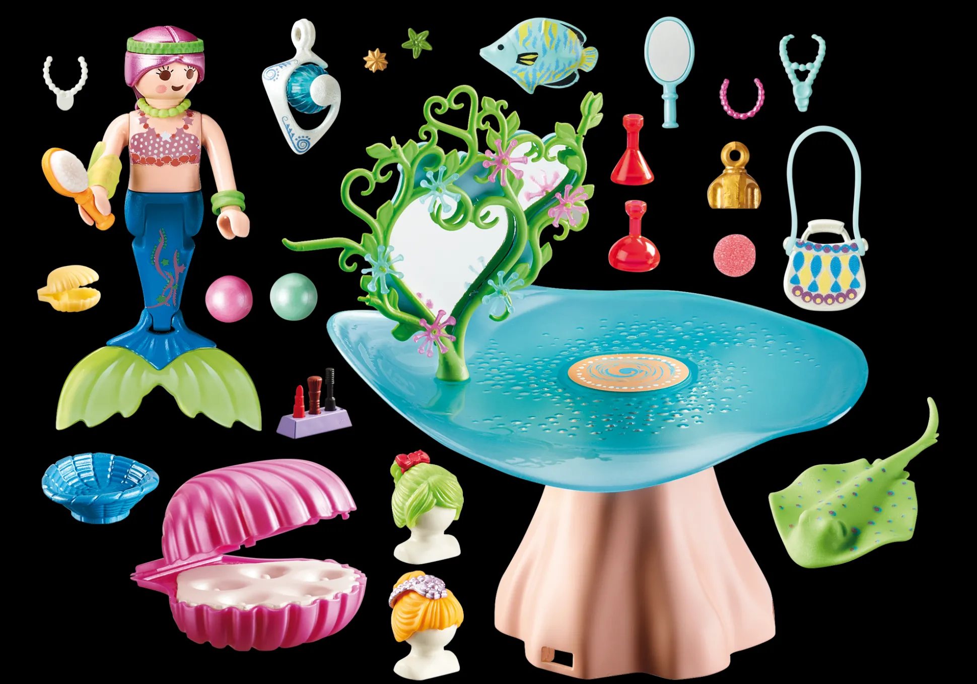 Imaginaire|PLAYMOBIL Salon de beauté et sirène