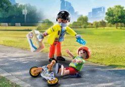 Héros Du Quotidien|My Life|PLAYMOBIL Secouriste avec blessé