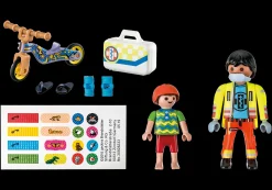 Héros Du Quotidien|My Life|PLAYMOBIL Secouriste avec blessé