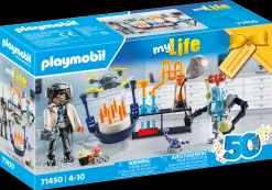 La Vie Quotidienne|Anniversaire|PLAYMOBIL Set cadeau : Chercheur avec robots