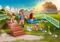 La Vie Quotidienne|Les Animaux|PLAYMOBIL Set cadeau : Educatrice et chiens