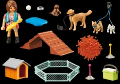 La Vie Quotidienne|Les Animaux|PLAYMOBIL Set cadeau : Educatrice et chiens