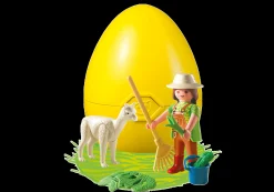 Les Animaux|Anniversaire|PLAYMOBIL Soigneur avec bébé alpaga