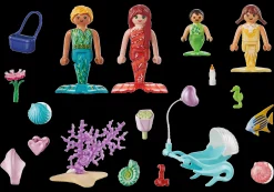 Imaginaire|PLAYMOBIL Starter Pack : Famille de sirènes