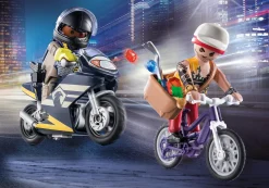 Héros Du Quotidien|Action & Aventure|PLAYMOBIL Starter Pack Agent et voleur
