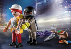 Héros Du Quotidien|Action & Aventure|PLAYMOBIL Starter Pack Agent et voleur