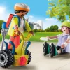 Héros Du Quotidien|My Life|PLAYMOBIL Starter Pack Secouriste avec gyropode