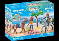 Les Animaux|PLAYMOBIL StarterPack Amélia et Ben avec chevaux