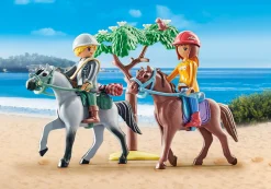 Les Animaux|PLAYMOBIL StarterPack Amélia et Ben avec chevaux