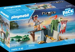 Imaginaire|Action & Aventure|PLAYMOBIL StarterPack Pirate avec alligator