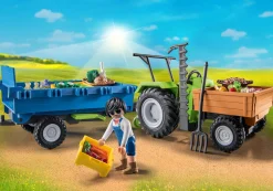 Les Animaux|PLAYMOBIL Tracteur avec remorque