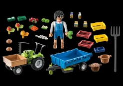 Les Animaux|PLAYMOBIL Tracteur avec remorque