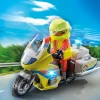 Héros Du Quotidien|My Life|PLAYMOBIL Urgentiste avec moto et effet lumineux