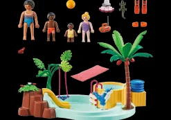 La Vie Quotidienne|My Life|PLAYMOBIL Vacanciers avec piscine et bain à bulles