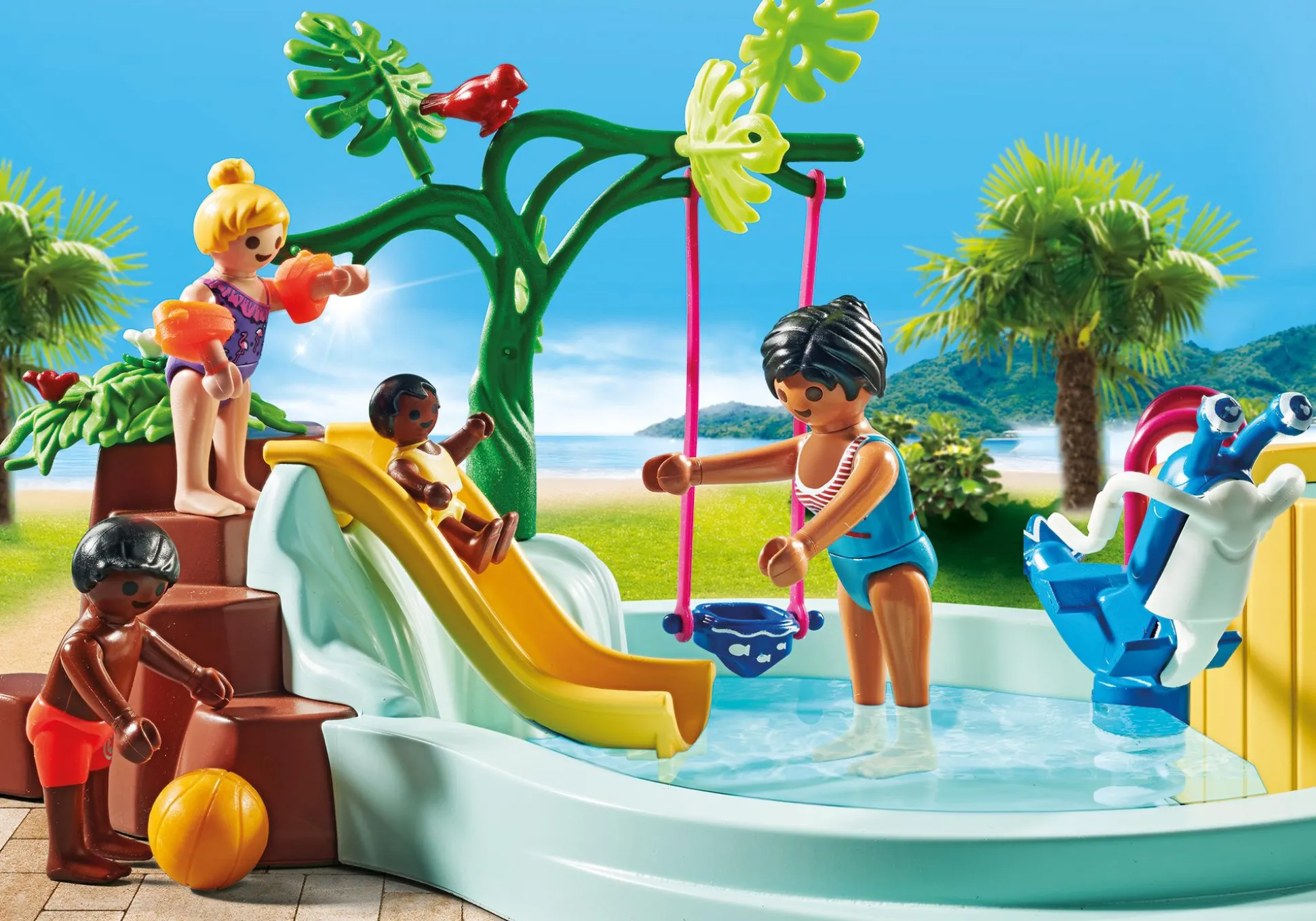 La Vie Quotidienne|My Life|PLAYMOBIL Vacanciers avec piscine et bain à bulles