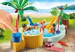 La Vie Quotidienne|My Life|PLAYMOBIL Vacanciers avec piscine et bain à bulles