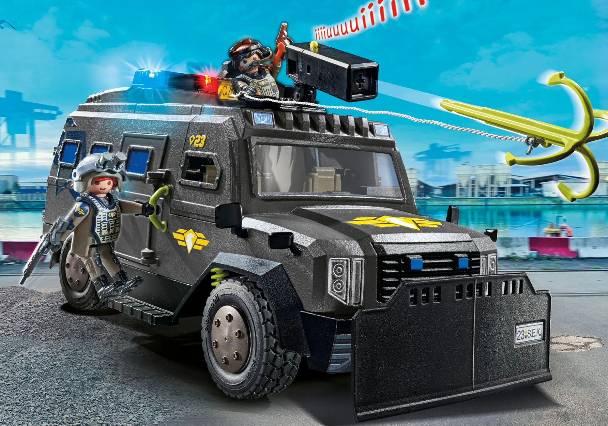Héros Du Quotidien|Action & Aventure|PLAYMOBIL Véhicule d'intervention des forces spéciales