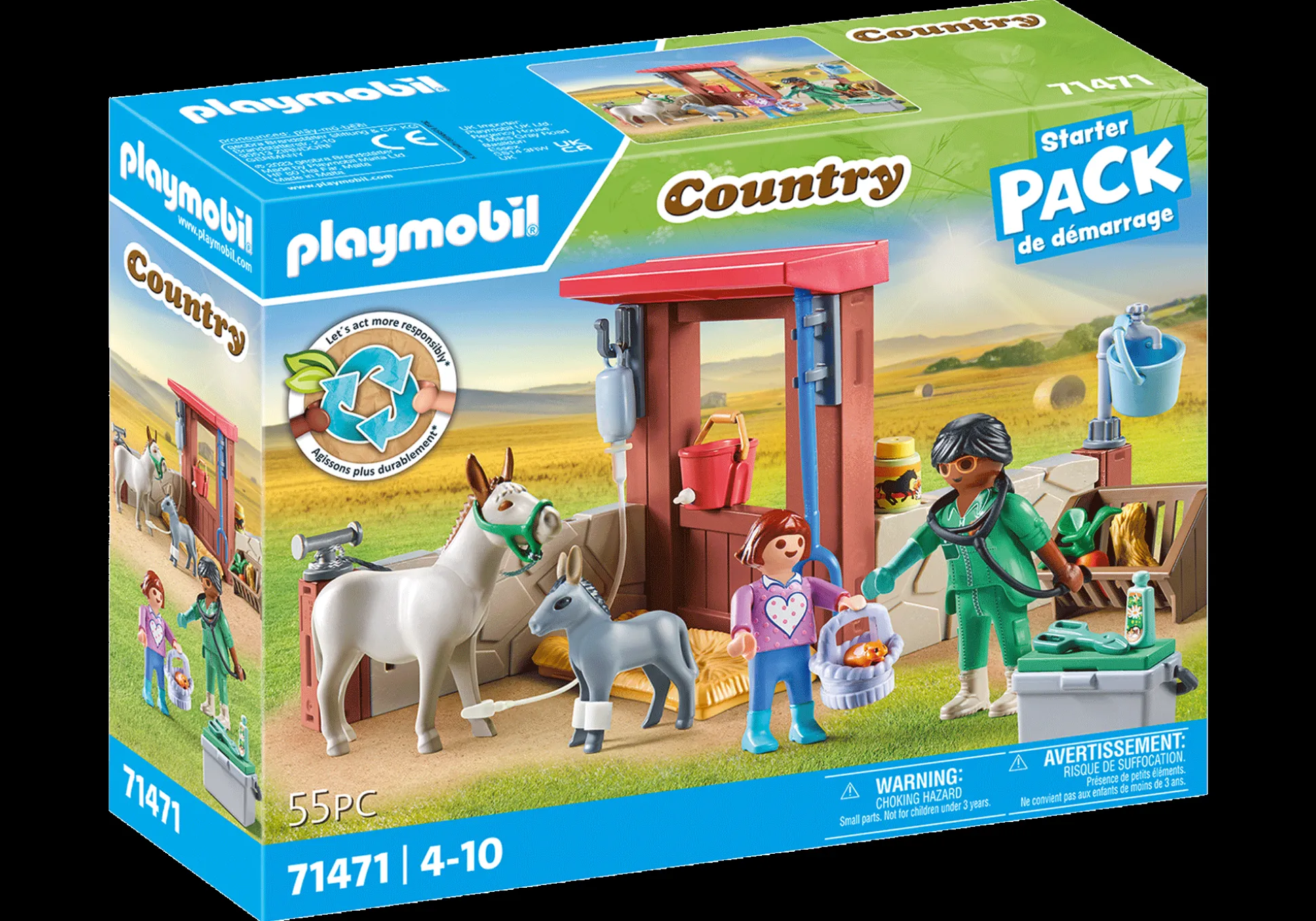 Les Animaux|PLAYMOBIL Vétérinaire avec animaux de la ferme