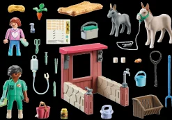 Les Animaux|PLAYMOBIL Vétérinaire avec animaux de la ferme