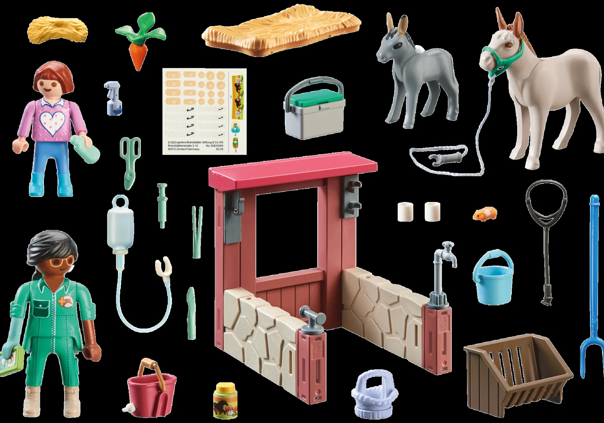 Les Animaux|PLAYMOBIL Vétérinaire avec animaux de la ferme