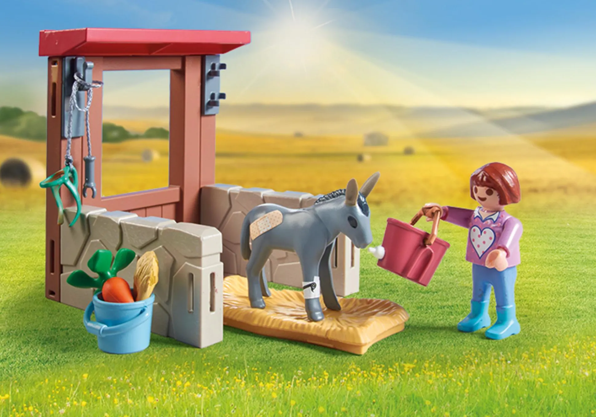 Les Animaux|PLAYMOBIL Vétérinaire avec animaux de la ferme